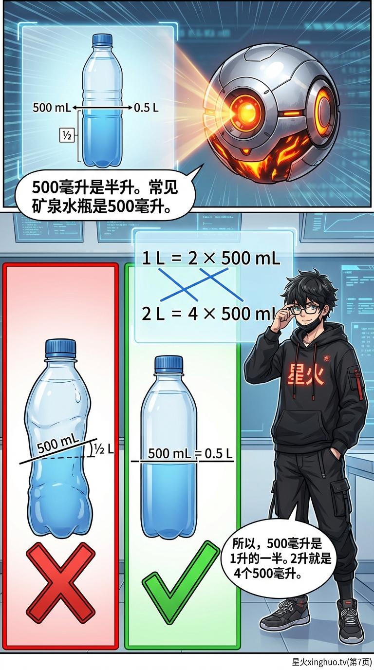 升与毫升详解及换算：小学数学容量单位教学与生活实例 - 第 7 页