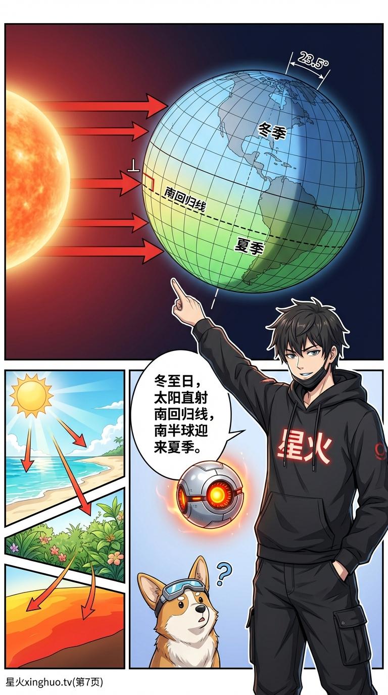 地球公转与四季形成原理详解：动态图解与科学解释 | 地理科普 - 第 7 页