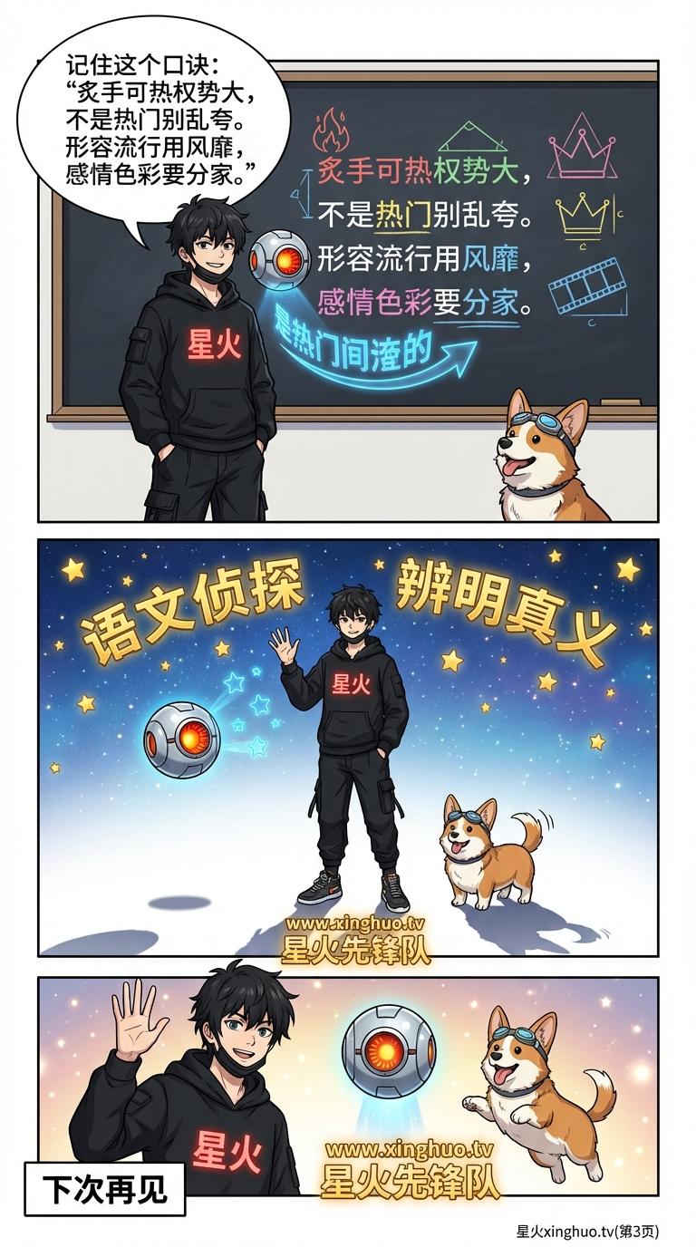 炙手可热成语解析：正确含义、用法示例与常见误用 - 第 3 页