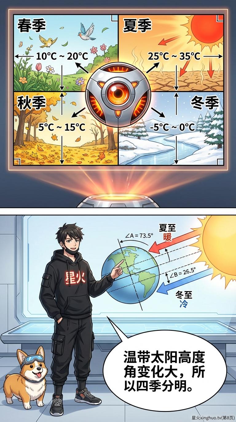 五带划分详解：热带、温带、寒带的气候特征与分界线 | 地理知识科普 - 第 8 页