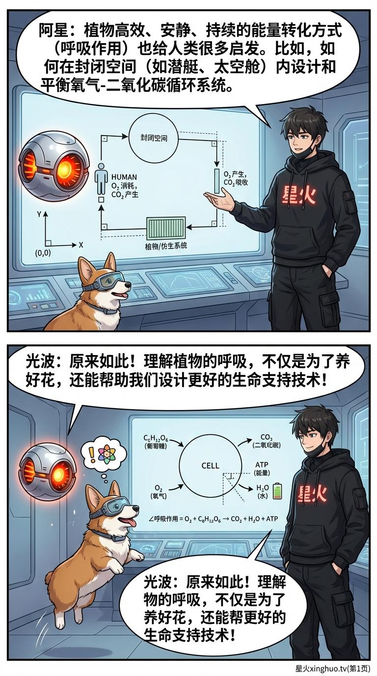 植物呼吸作用详解：过程、意义及其与光合作用的区别 | 漫画教学 - 第 12 页