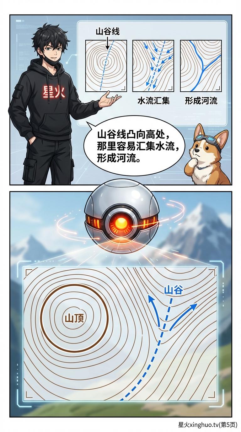 等高线地形图怎么看：核心知识点与读图技巧详解 - 第 5 页
