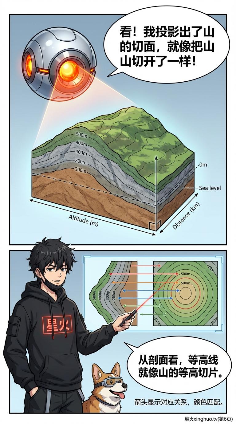 等高线地形图怎么看：核心知识点与读图技巧详解 - 第 6 页