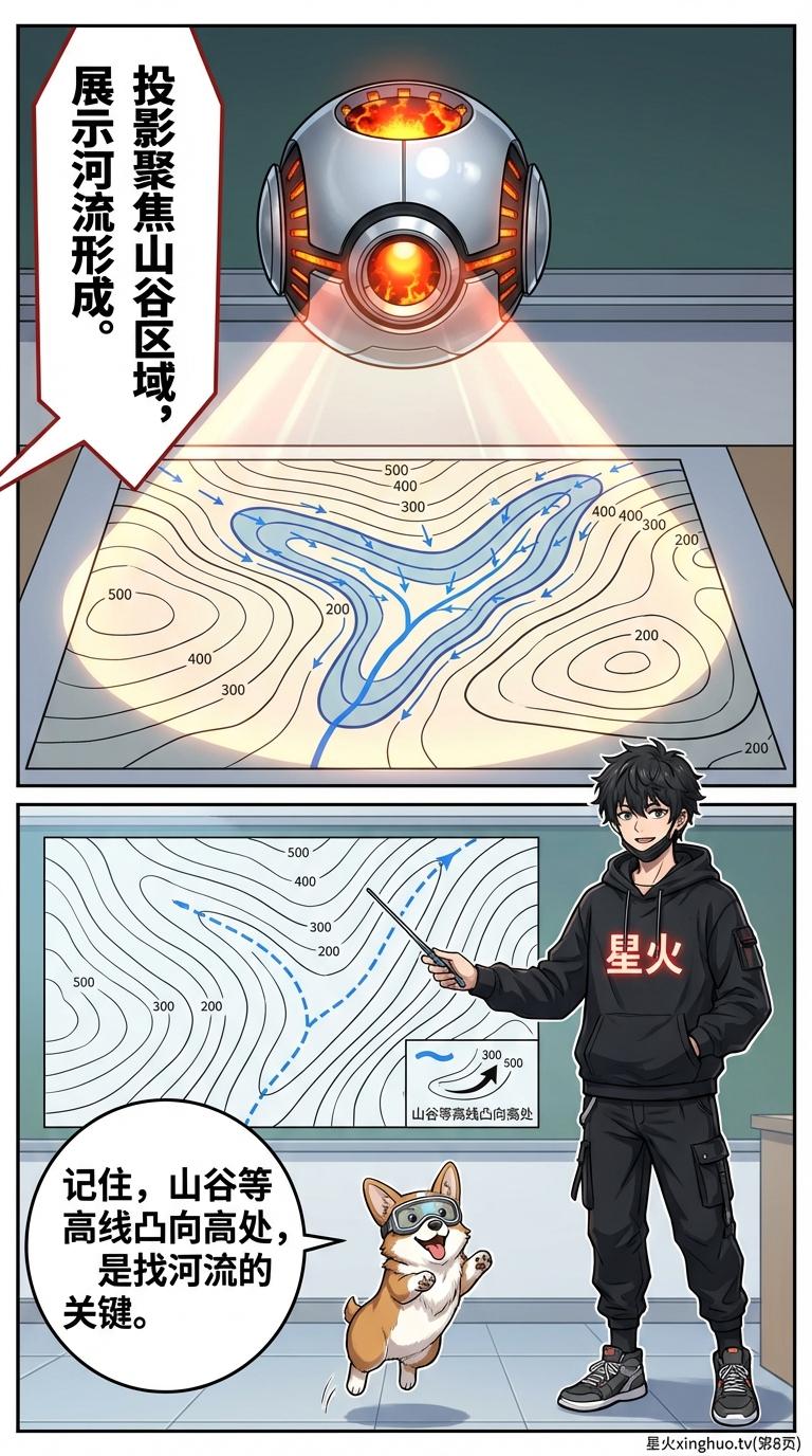 等高线地形图怎么看：核心知识点与读图技巧详解 - 第 8 页