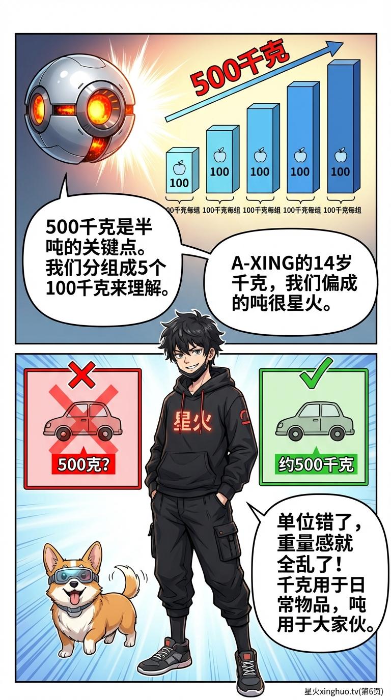 千克与吨的换算方法及练习题：用蓝鲸体重学质量单位 | 小学数学 - 第 6 页