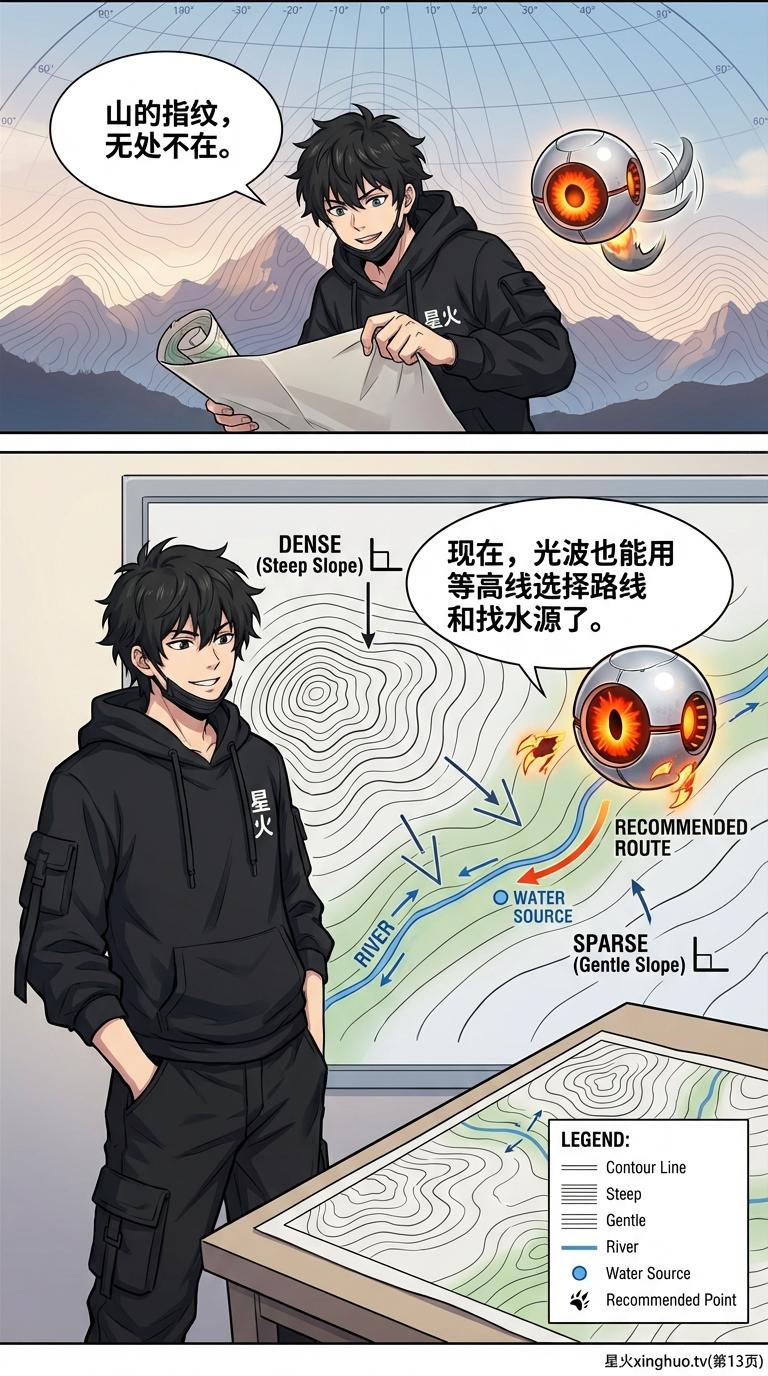 等高线地形图怎么看：核心知识点与读图技巧详解 - 第 13 页