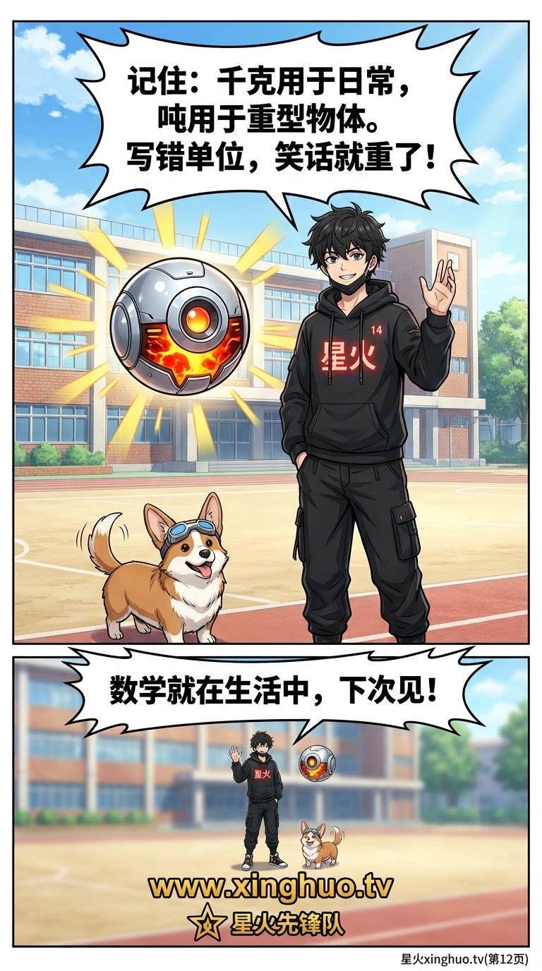 千克与吨的换算方法及练习题：用蓝鲸体重学质量单位 | 小学数学 - 第 12 页