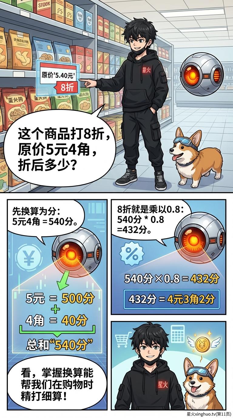 人民币的换算：角和分详解(含练习题与生活实例) | 小学数学辅导 - 第 11 页