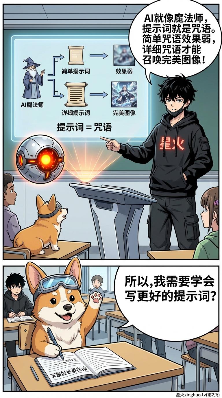 提示词工程入门指南：如何有效向AI下达指令 | 漫画教学 - 第 2 页