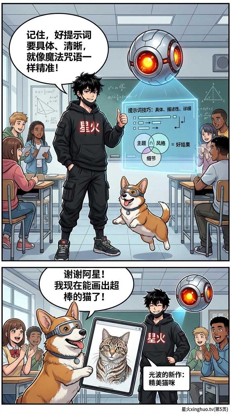 提示词工程入门指南：如何有效向AI下达指令 | 漫画教学 - 第 5 页