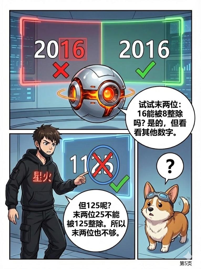 8和125的整除特征详解：判断方法与规则总结 | 小学数学 - 第 5 页