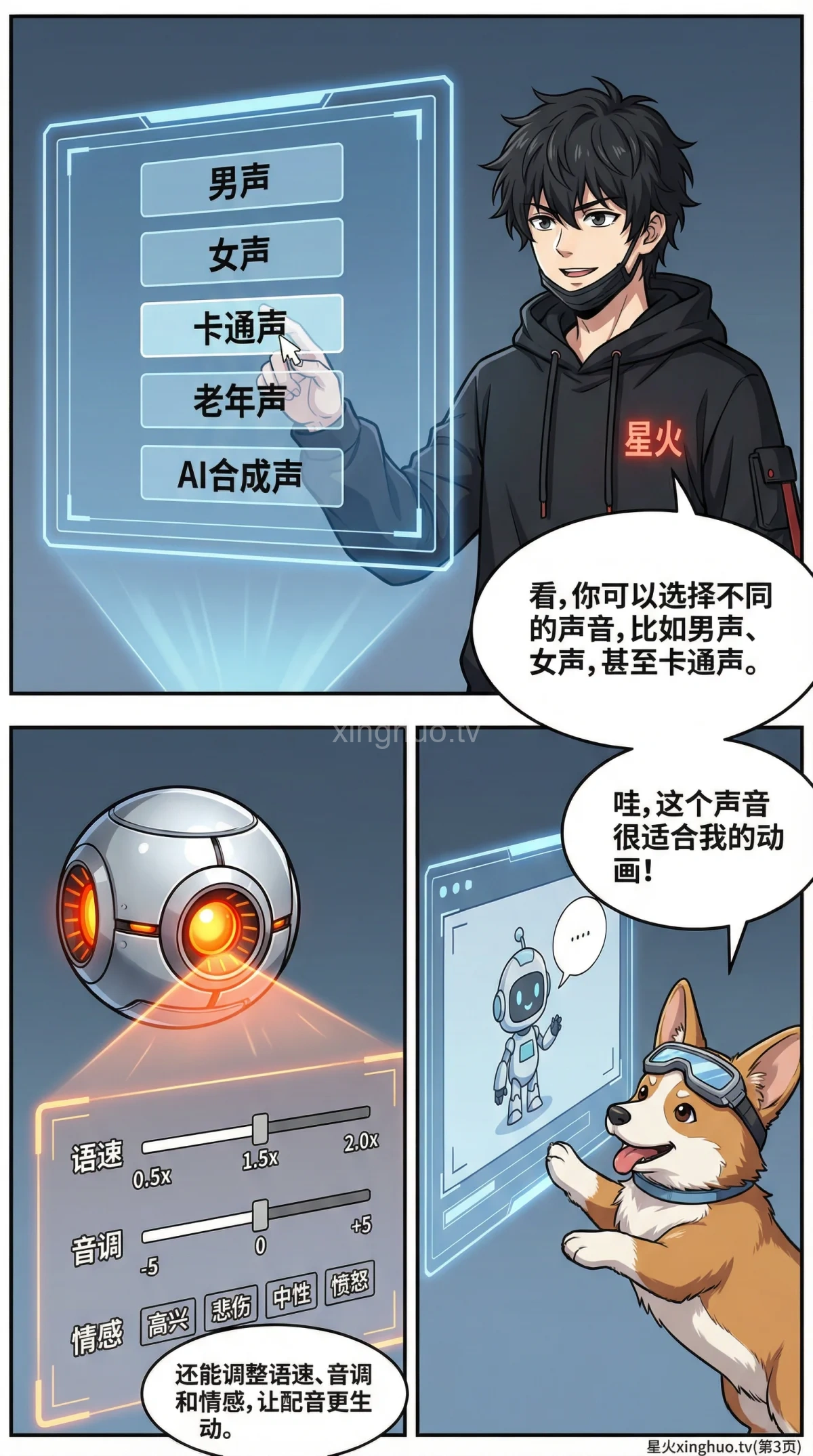 AI配音技术详解：从原理到动画制作应用指南 - 第 3 页