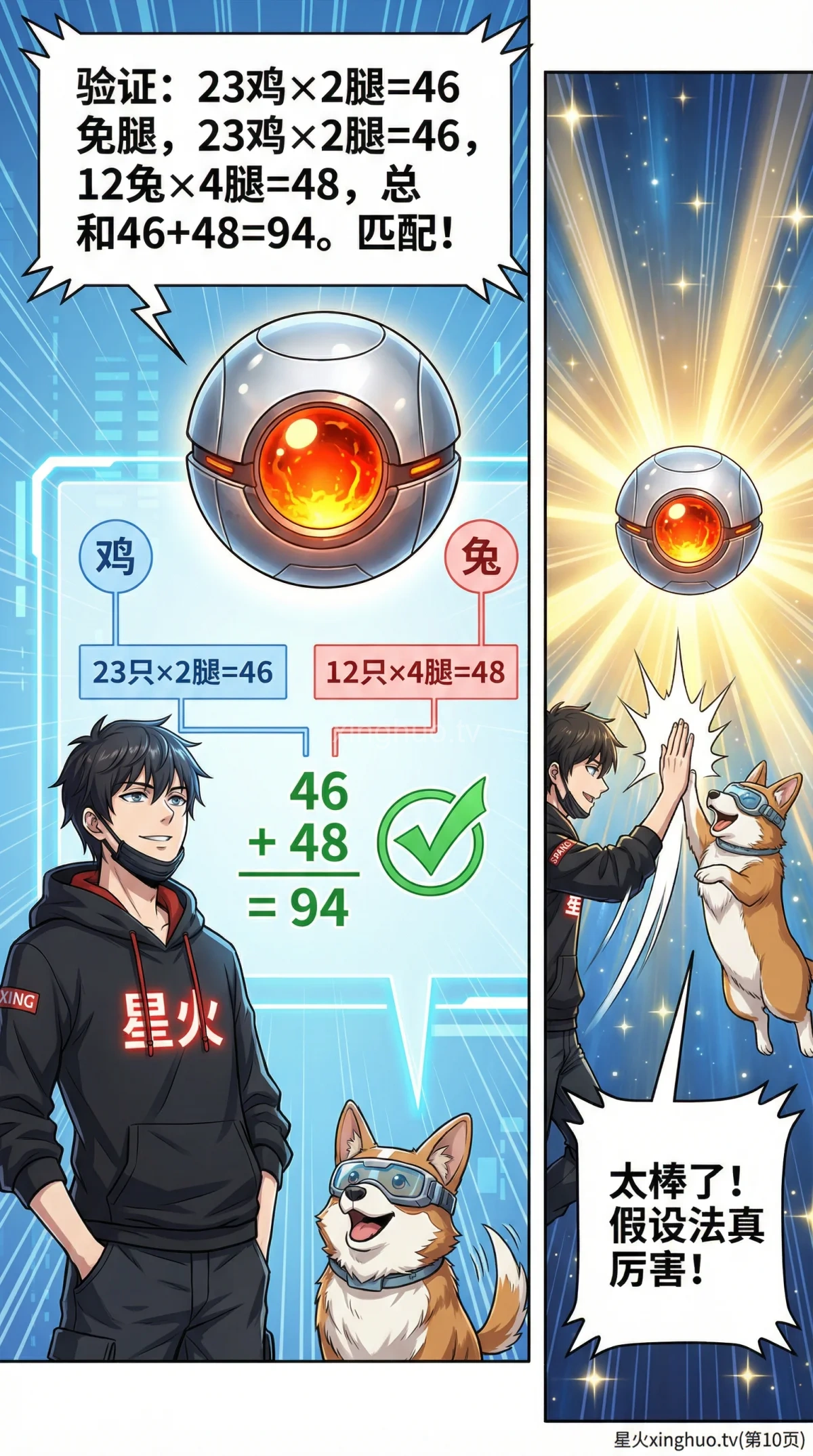 鸡兔同笼问题解法：假设法解题步骤详解与练习题 - 第 9 页