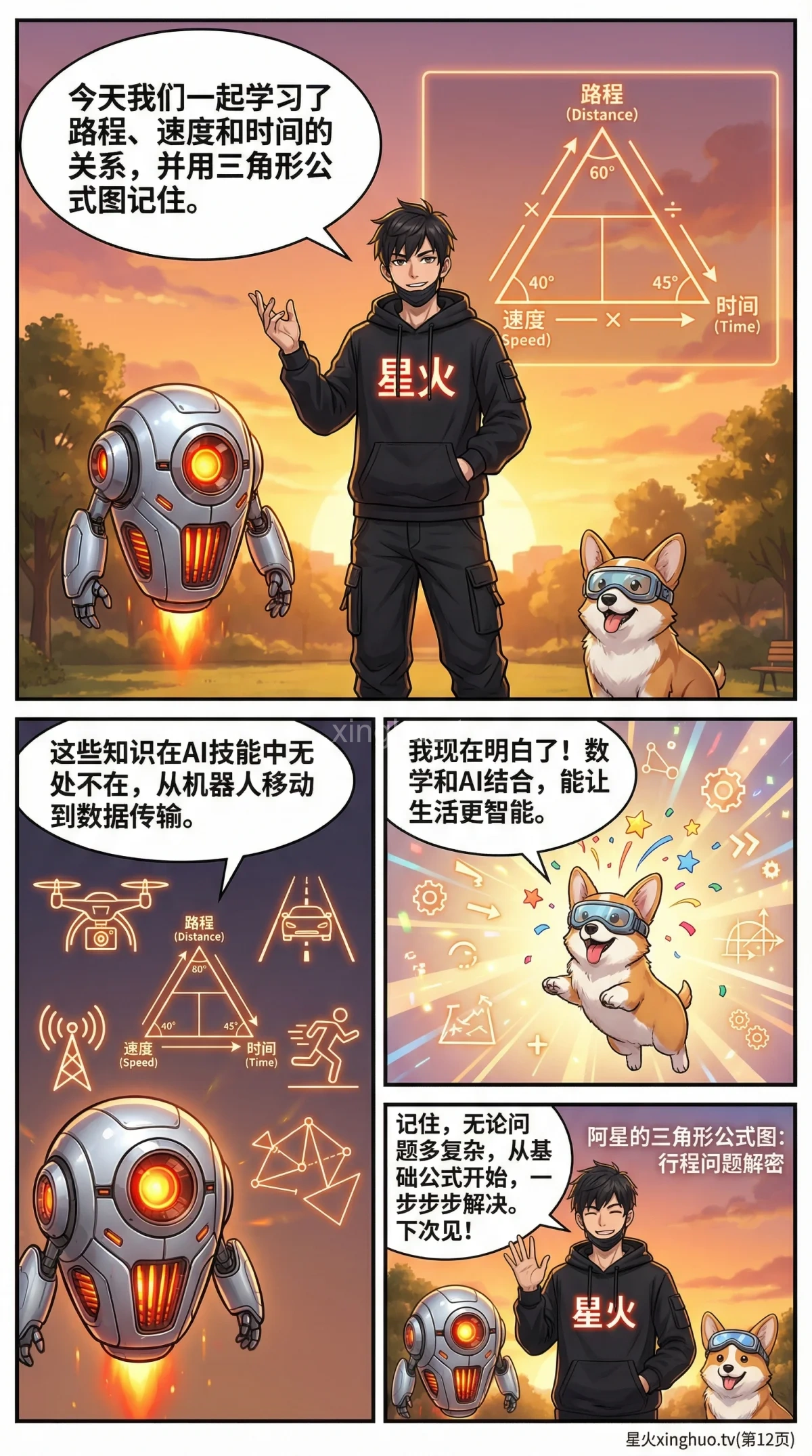 行程问题详解：路程、速度、时间关系与练习题（小学数学应用题） - 第 11 页