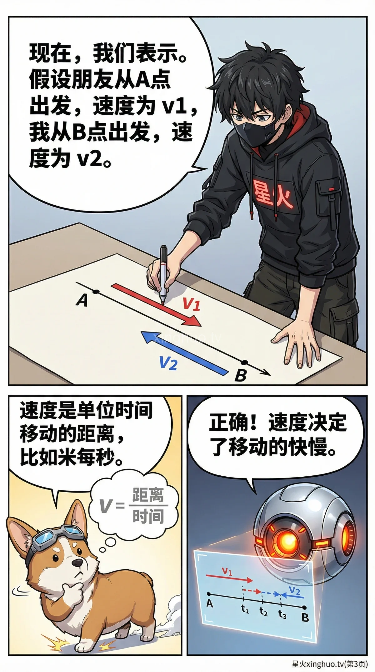 相向而行求相遇时间：小学数学行程问题详解与例题练习 - 第 3 页