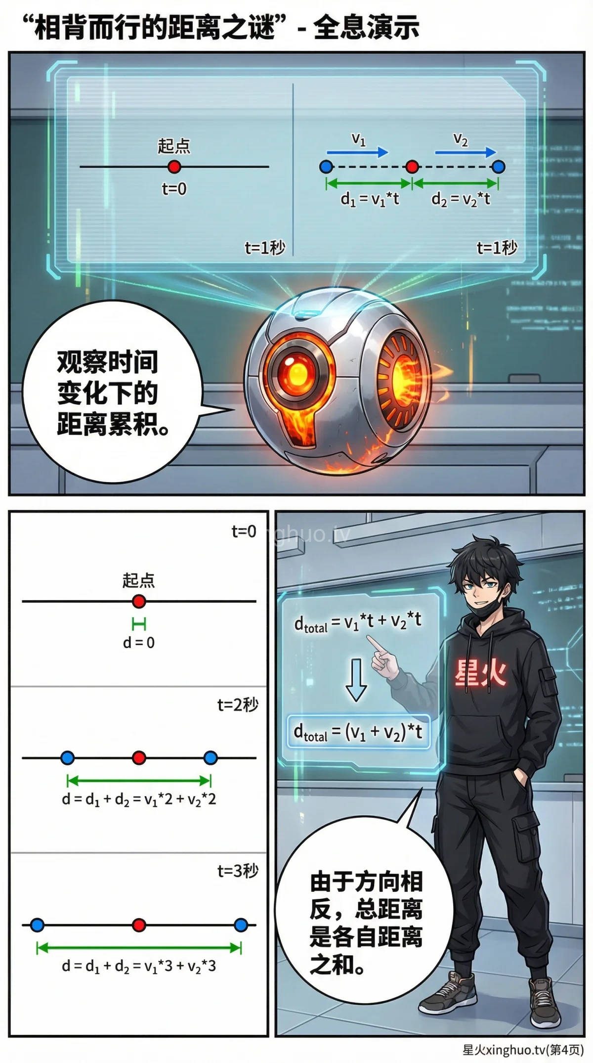 相背而行行程问题：核心公式、解题步骤与练习题详解 | 小学数学应用题 - 第 4 页