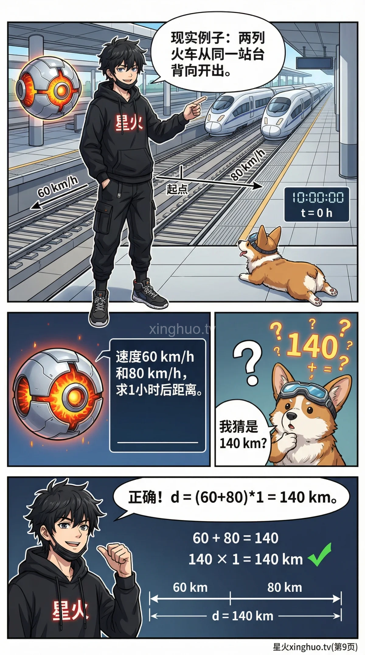 相背而行行程问题：核心公式、解题步骤与练习题详解 | 小学数学应用题 - 第 9 页