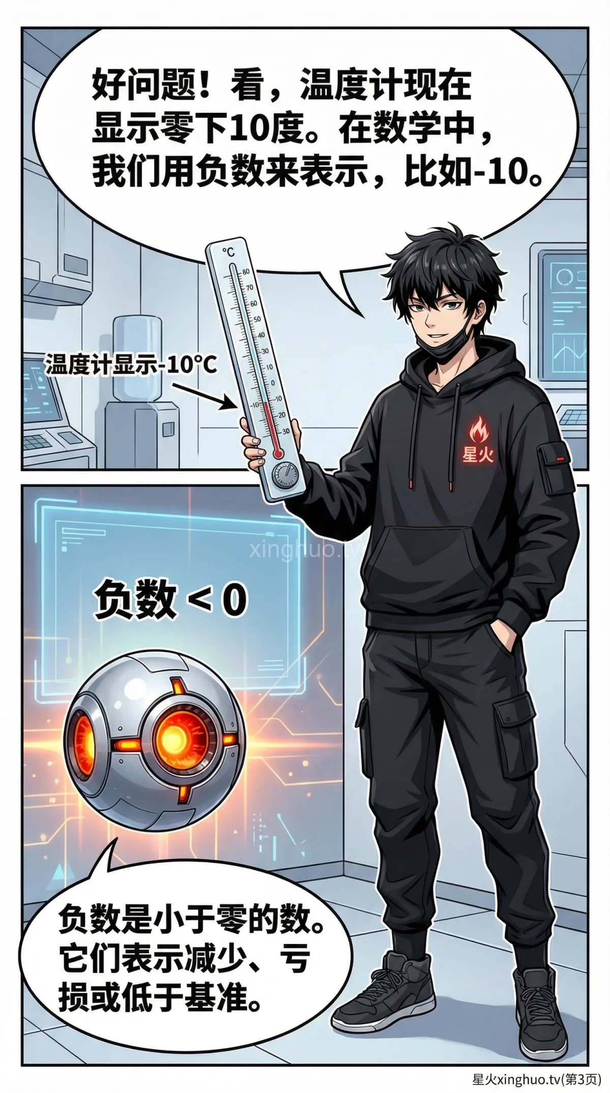 有理数：正数与负数详解（含数轴表示与生活实例） | 数学基础教学 - 第 3 页