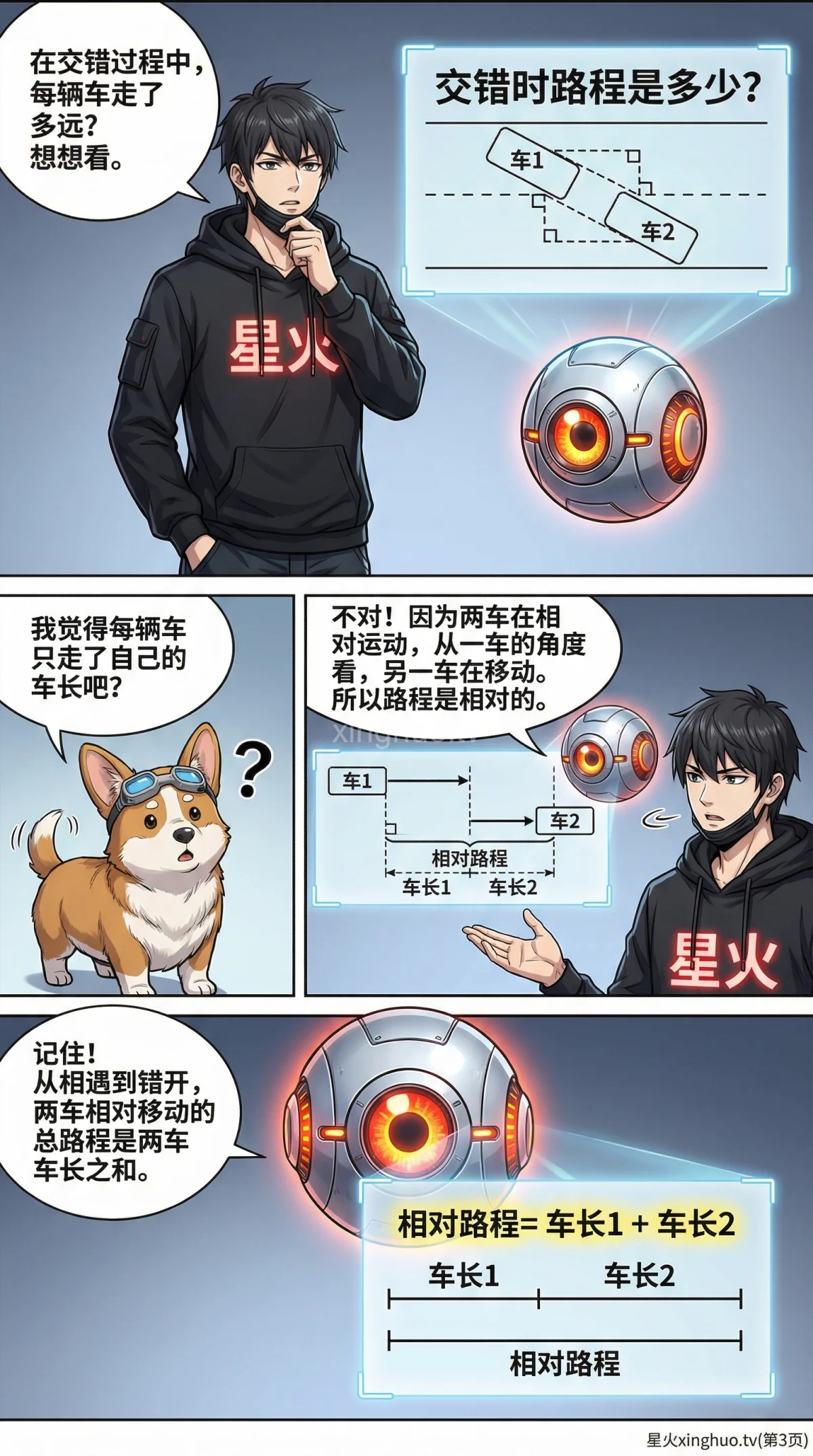 两车交错问题详解：相对速度与相遇时间计算方法 | 小学数学应用题 - 第 3 页