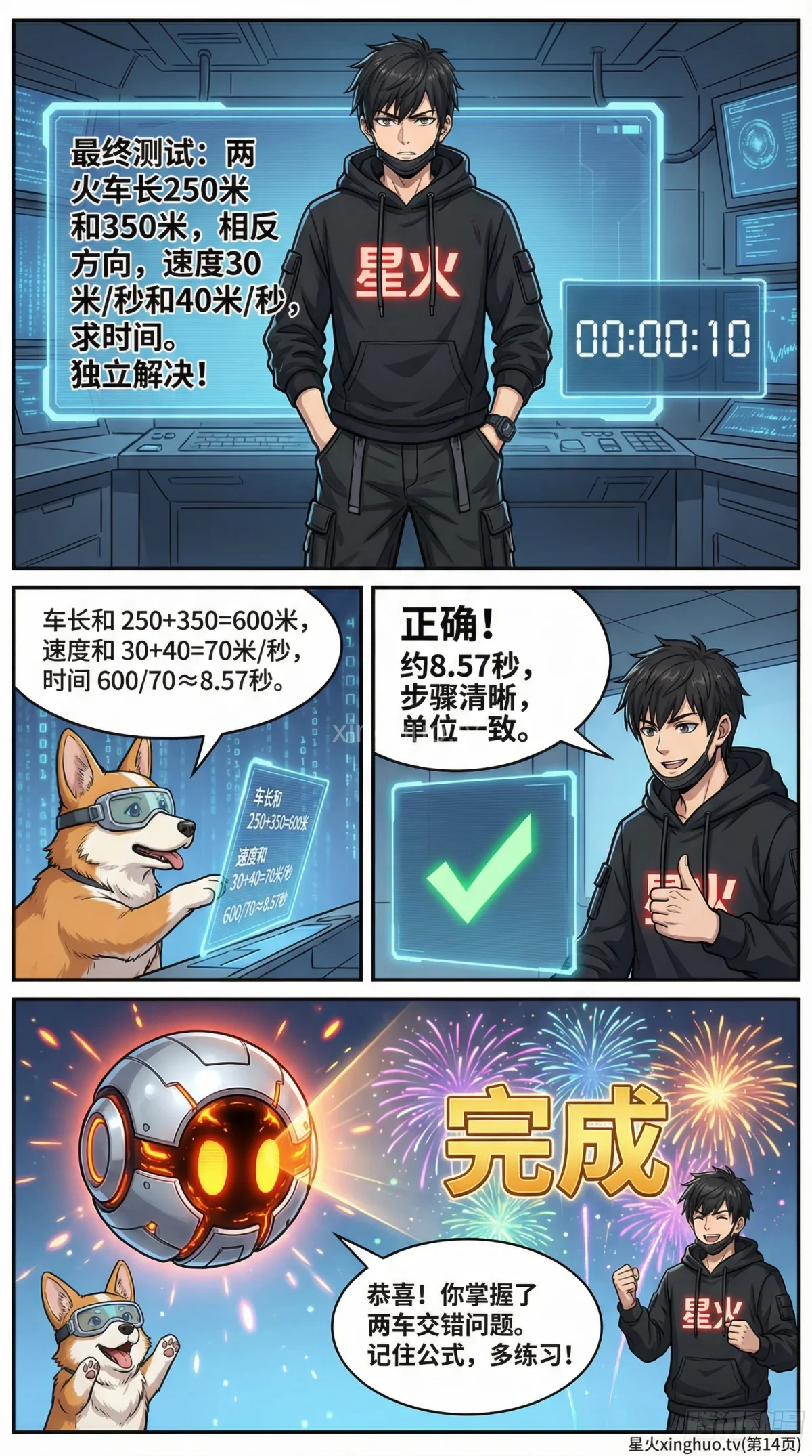 两车交错问题详解：相对速度与相遇时间计算方法 | 小学数学应用题 - 第 14 页