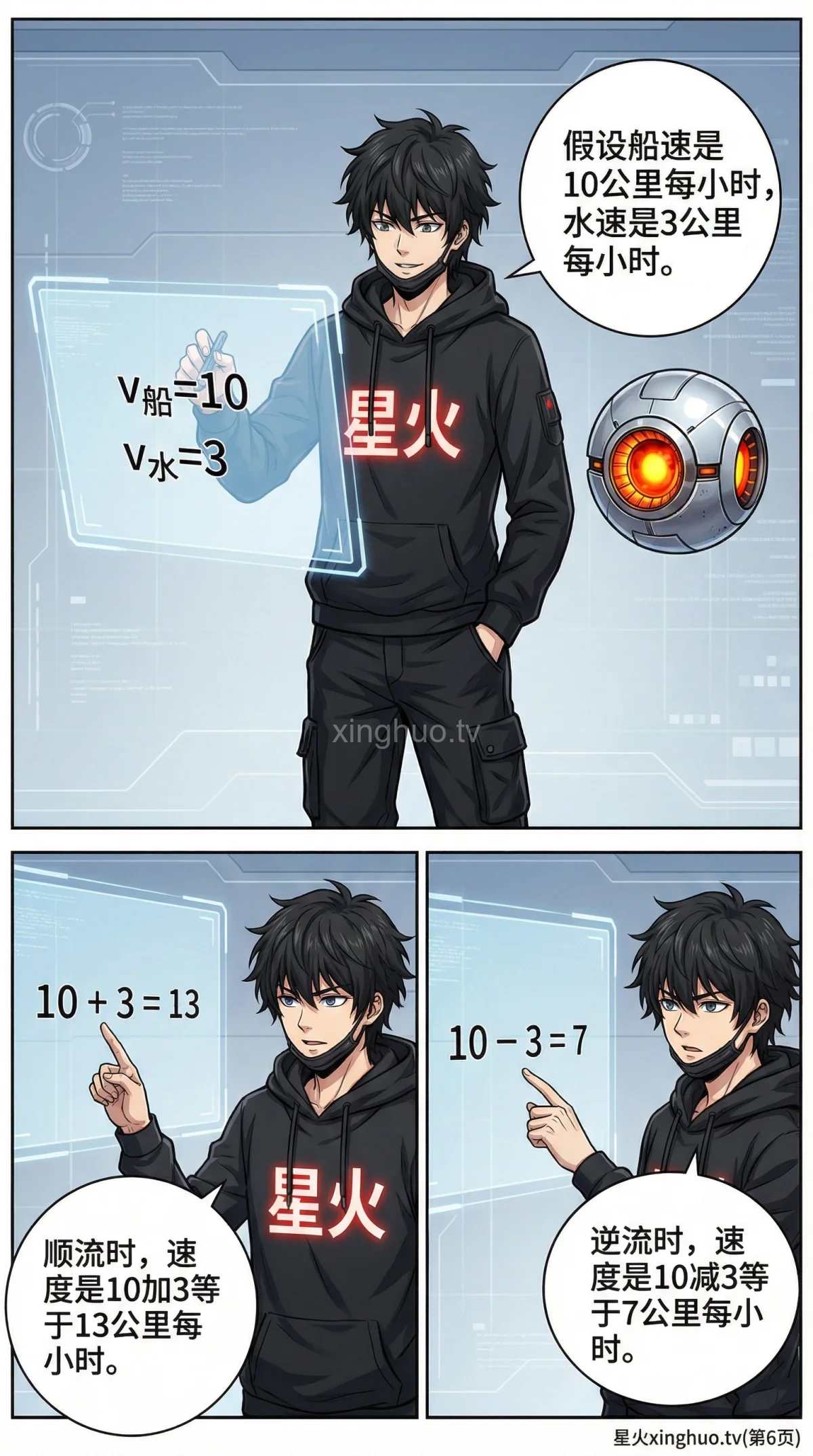 流水行船逆流问题详解：速度计算公式、解题步骤与练习题 | 小学数学应用题 - 第 6 页