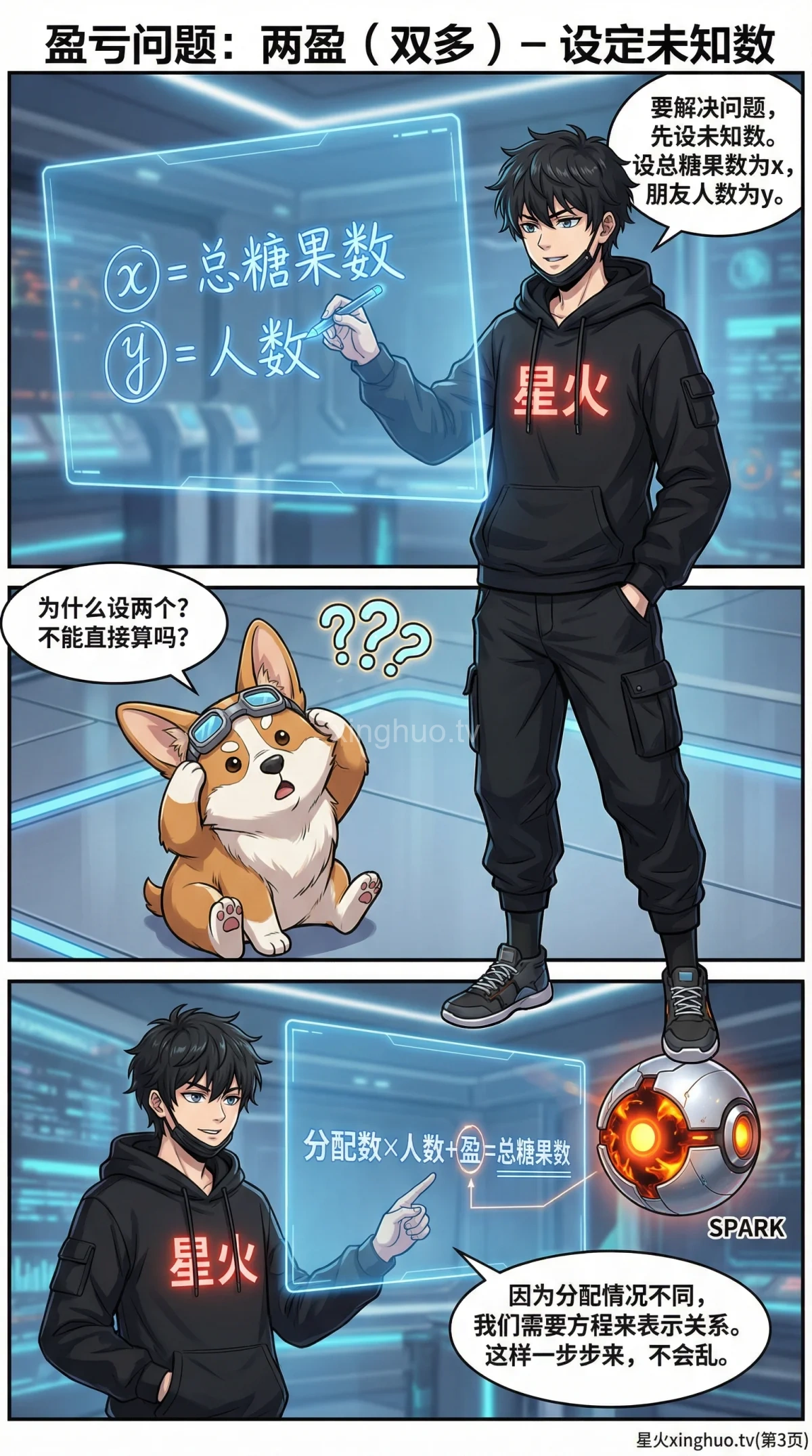 两盈(双多)问题详解：公式、例题与解题步骤 | 小学数学应用题 - 第 3 页