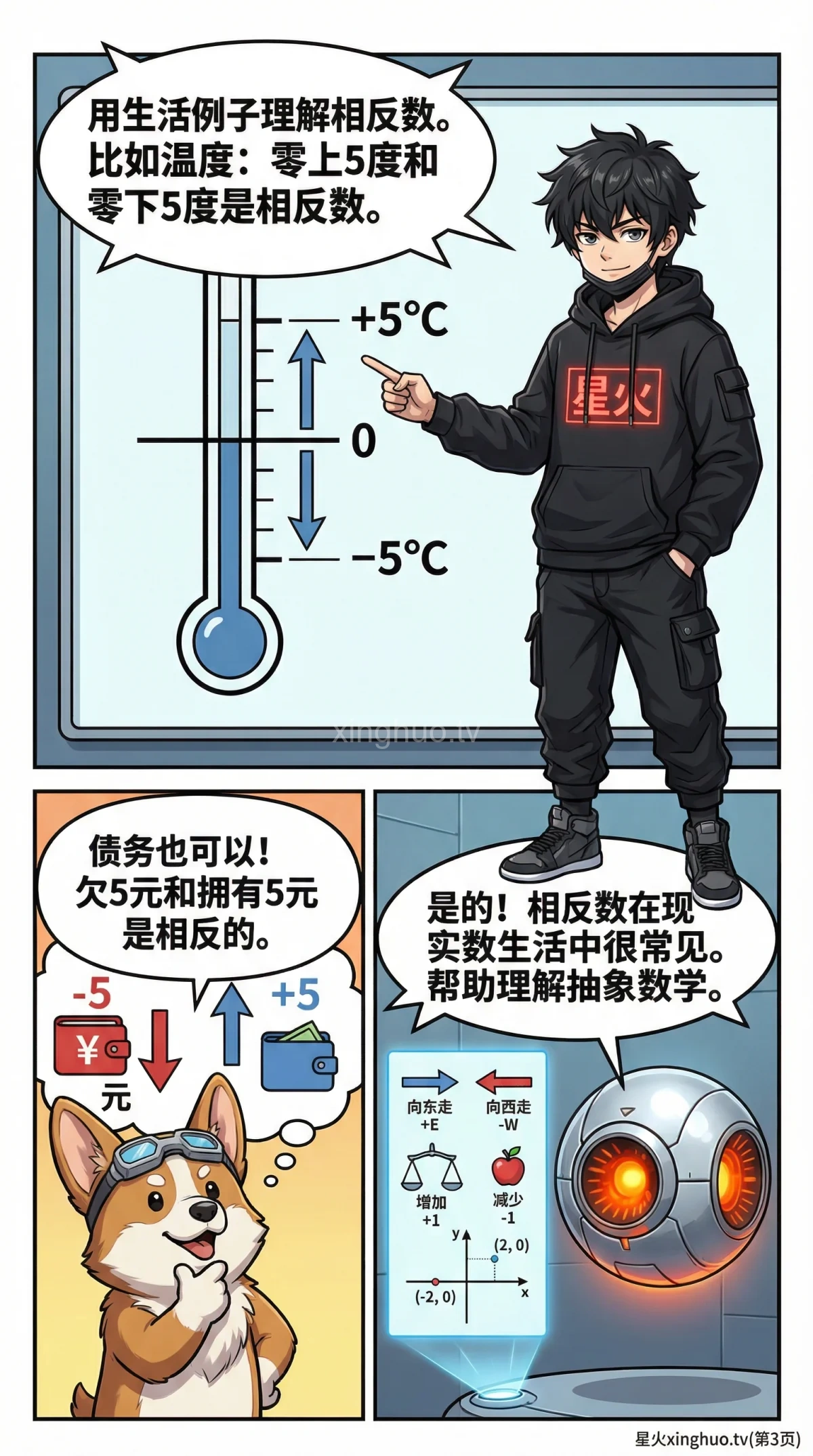 有理数减法法则详解：从基础到负数运算技巧 | 图文教学 - 第 3 页