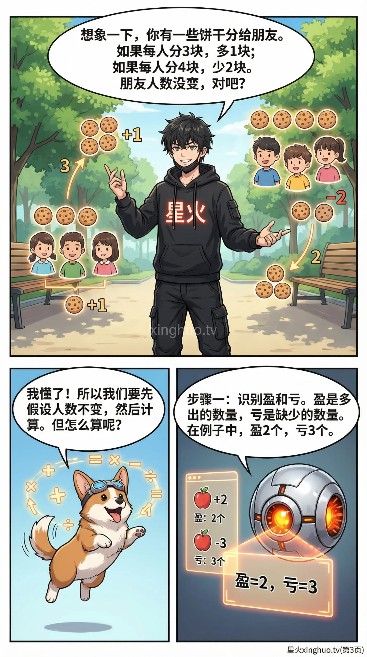 盈亏问题限制条件变体详解：小学数学应用题解题技巧 - 第 3 页