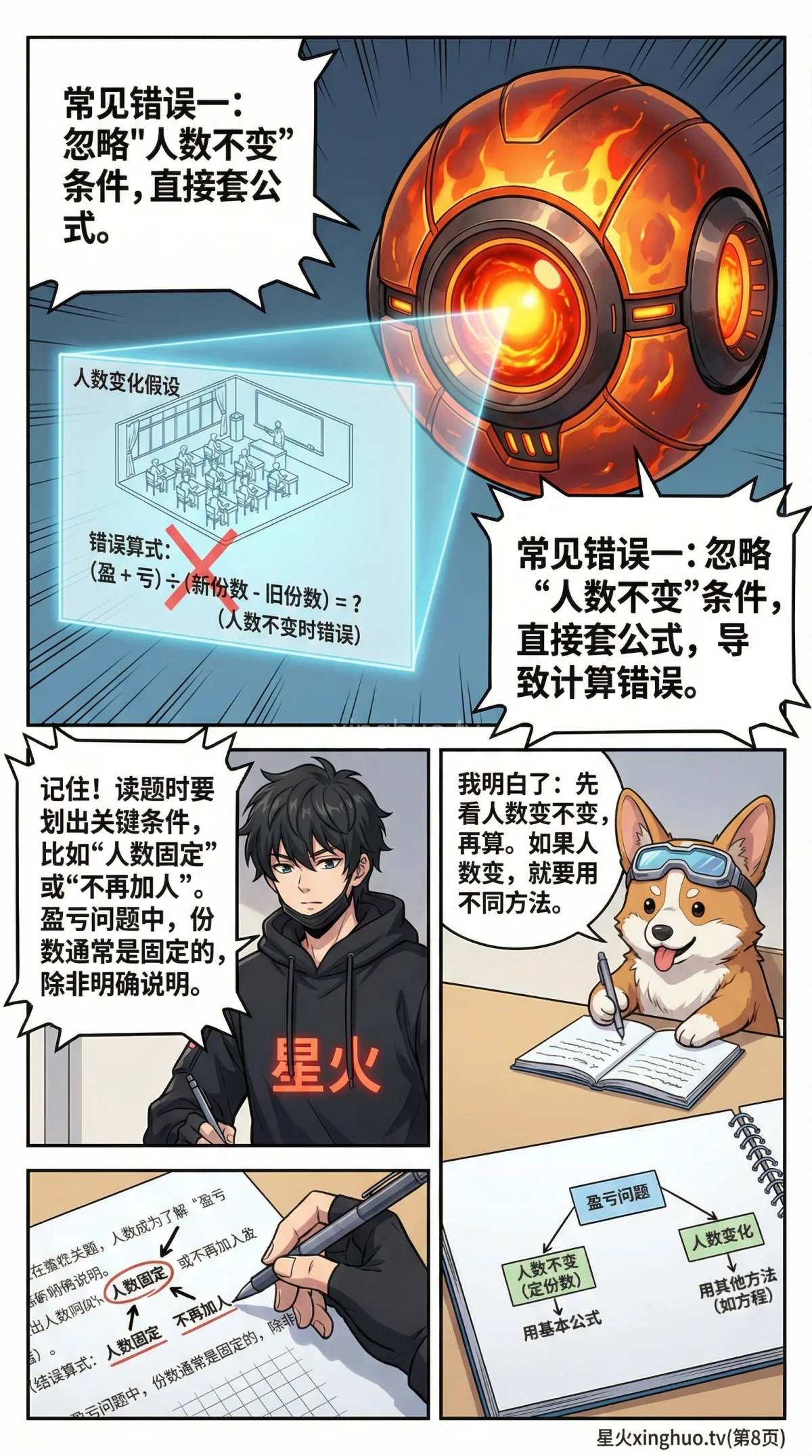 盈亏问题限制条件变体详解：小学数学应用题解题技巧 - 第 8 页