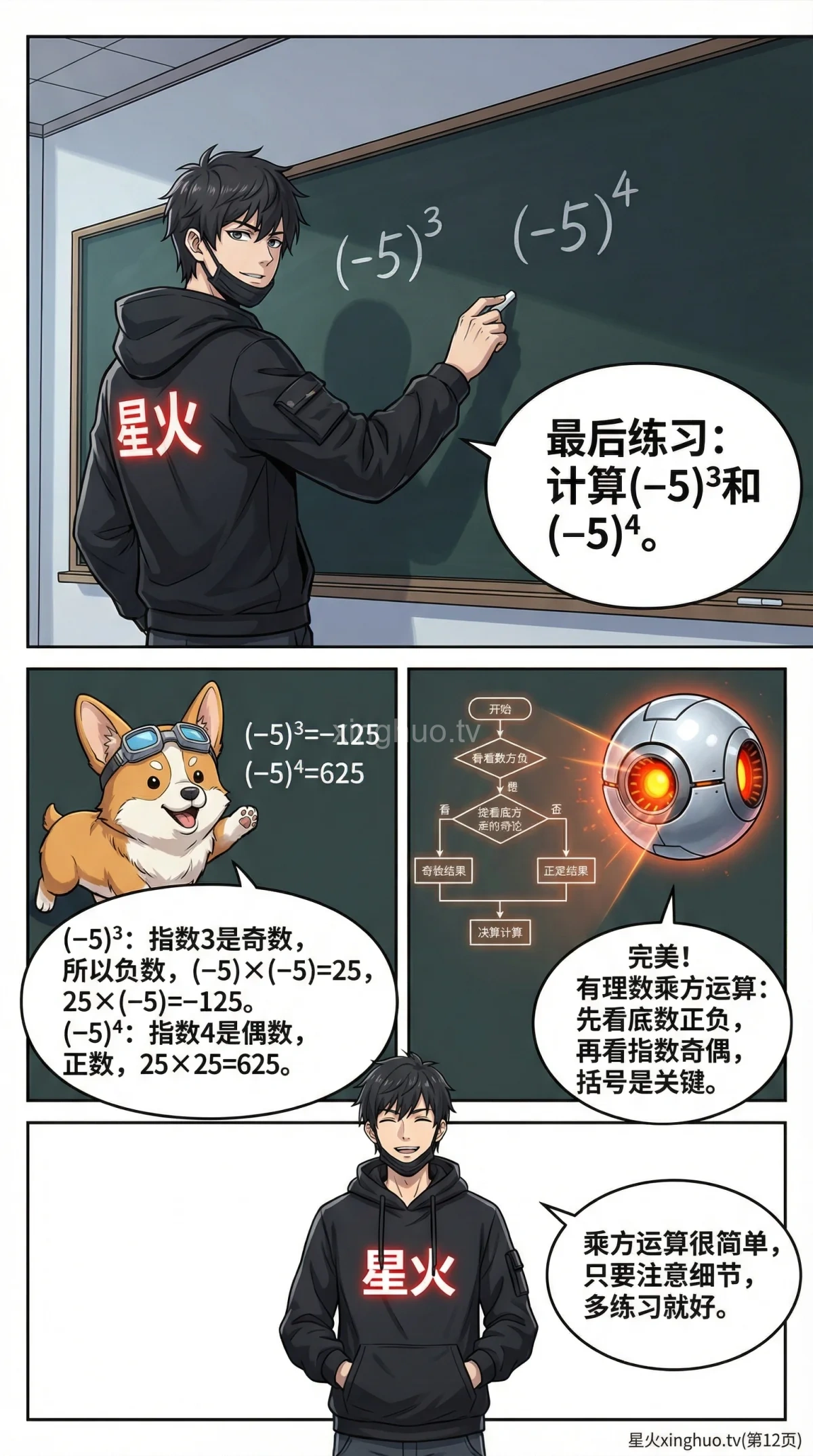 有理数乘方运算详解：概念、法则与例题精讲 - 第 12 页