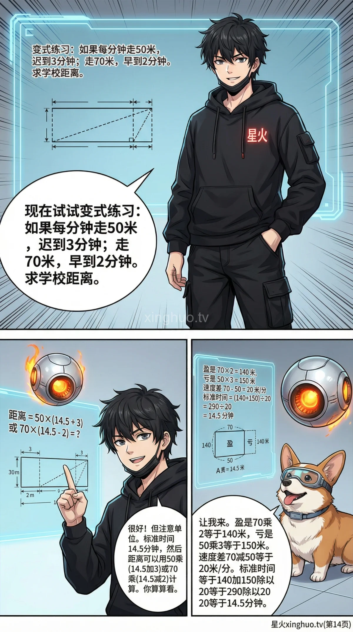 小学数学盈亏问题与行程问题应用题详解：转化技巧与练习题 - 第 14 页