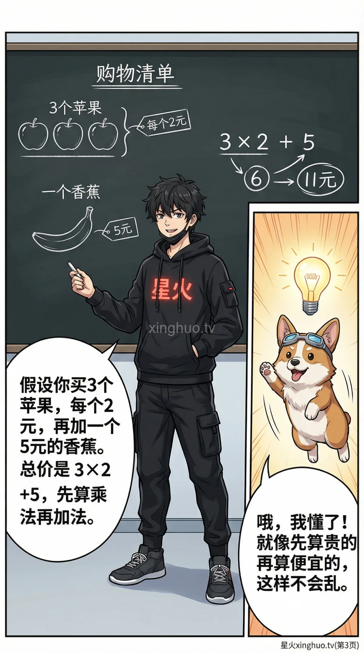 有理数混合运算规则与例题详解：小学数学与初中数学必备 - 第 3 页