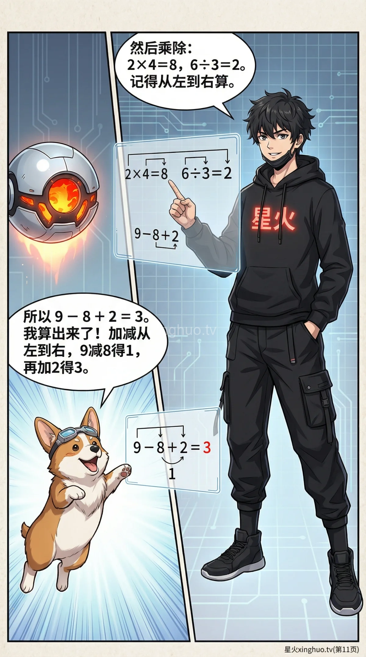 有理数混合运算规则与例题详解：小学数学与初中数学必备 - 第 11 页