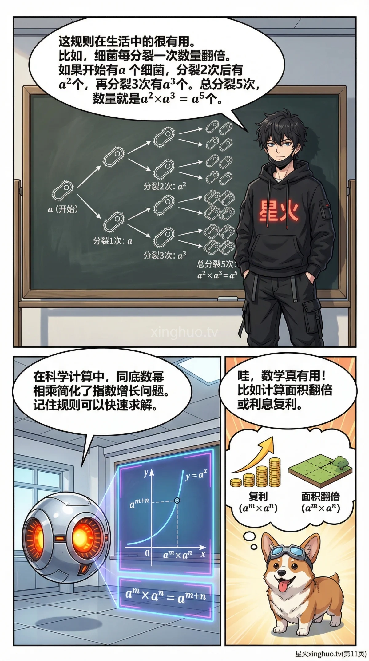 同底数幂相乘法则详解：运算口诀、例题与易错点 - 第 11 页