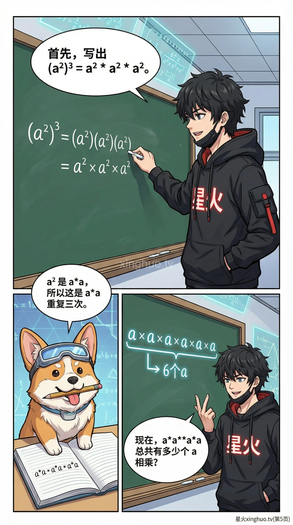 幂的乘方运算详解：法则、例题与常见错误解析 - 第 5 页