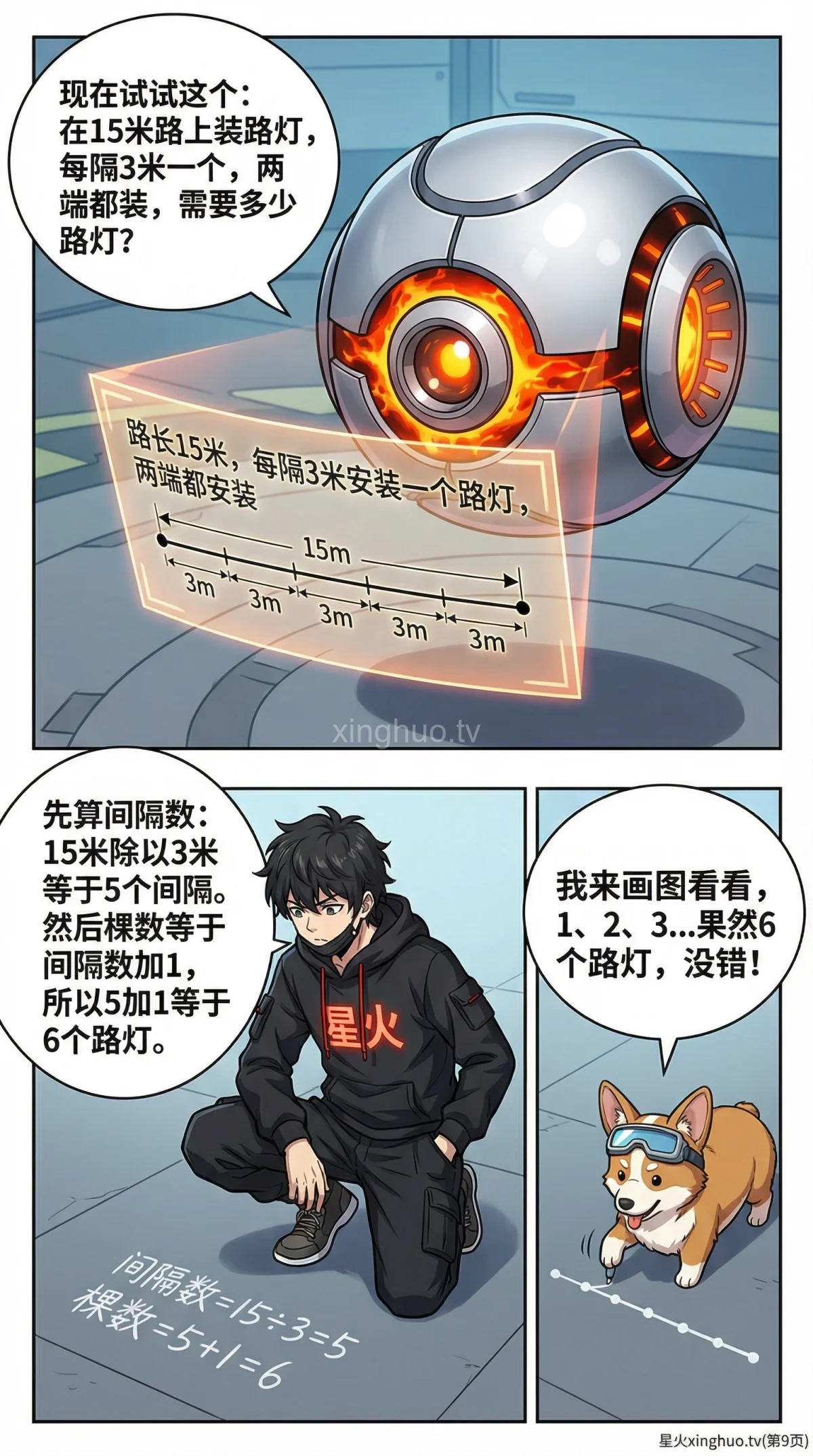 植树问题两端都种：公式推导、解题步骤与练习题详解 - 第 9 页