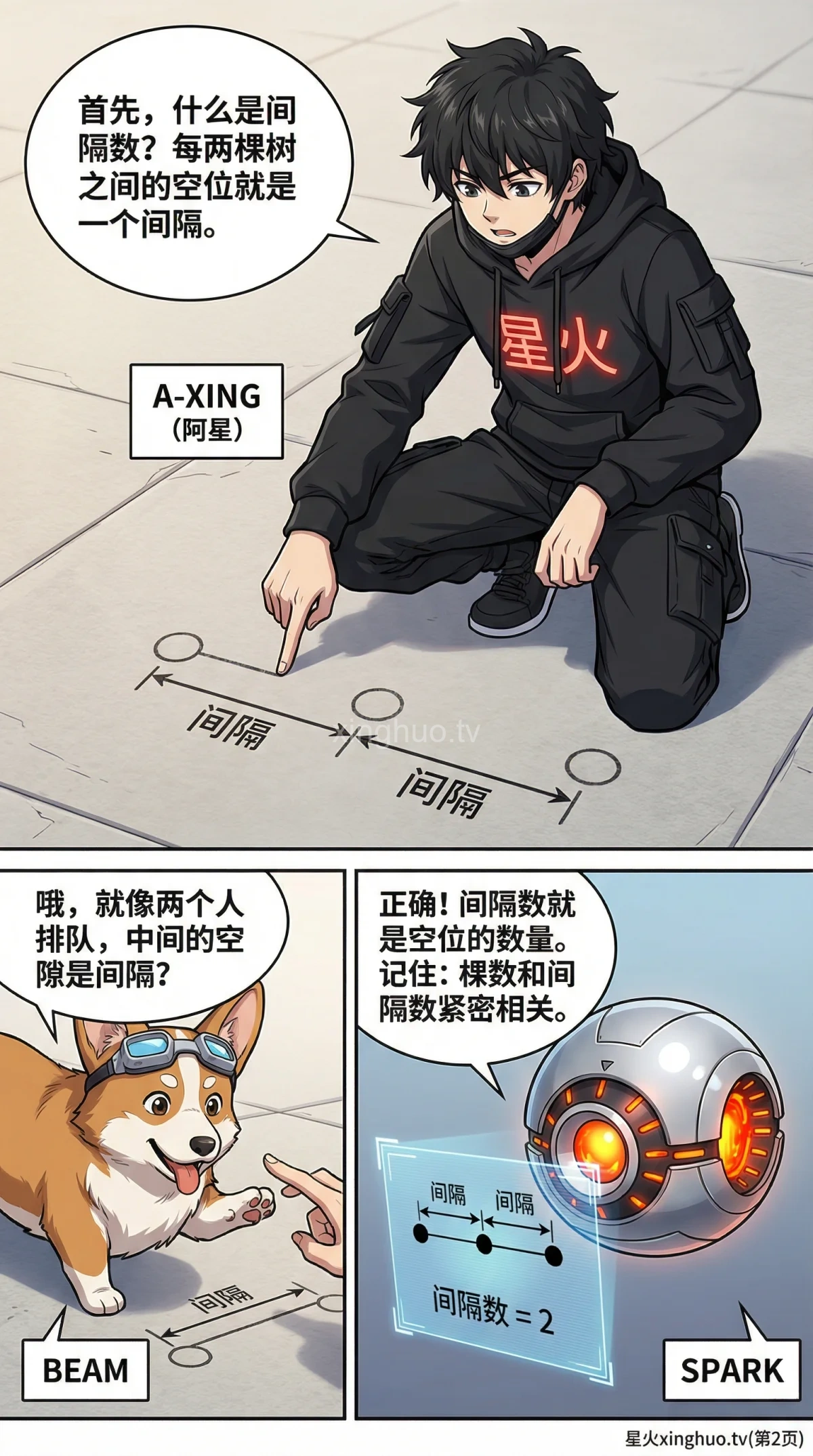 植树问题详解：一端种一端不种 | 核心公式与例题解析 - 第 2 页