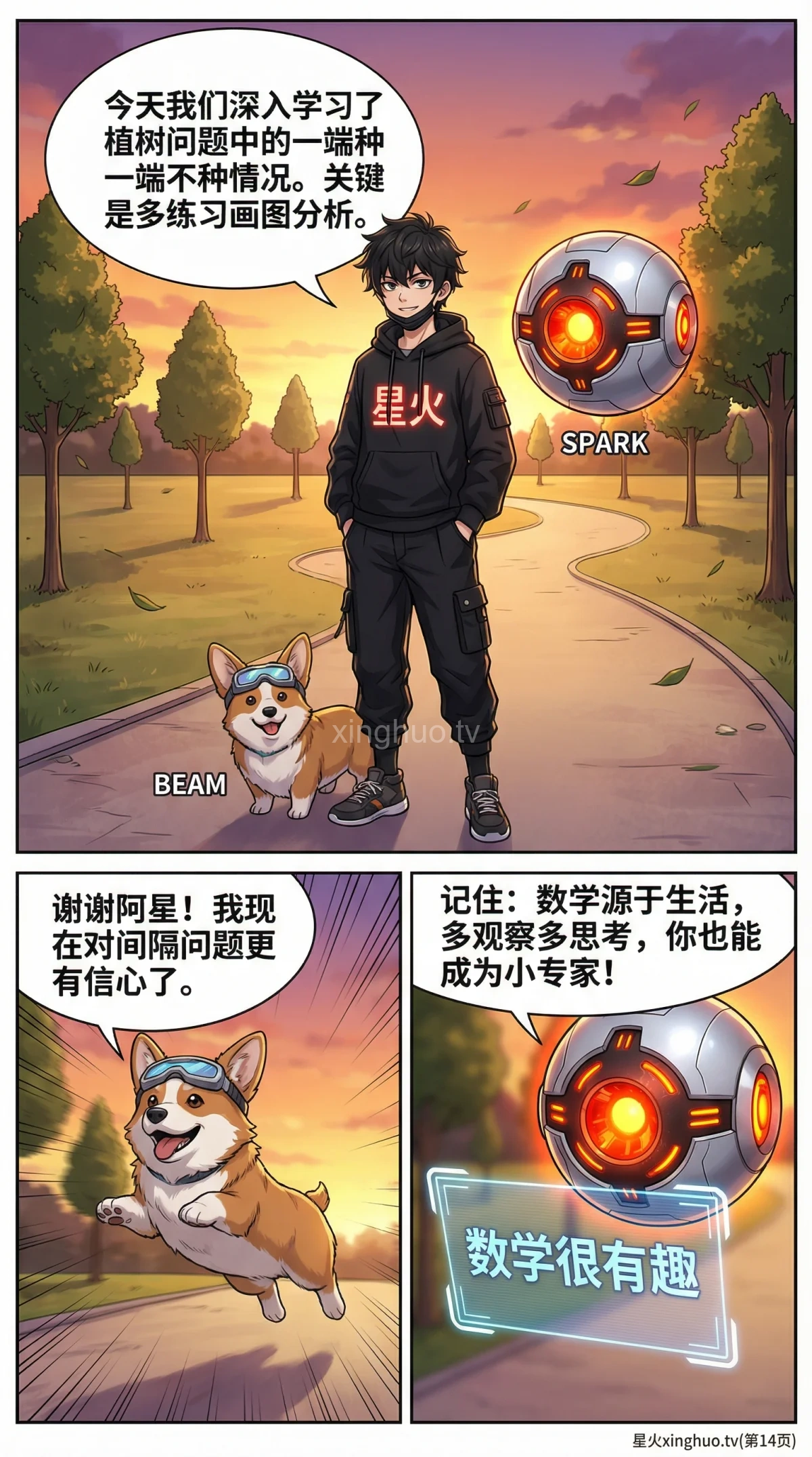 植树问题详解：一端种一端不种 | 核心公式与例题解析 - 第 14 页