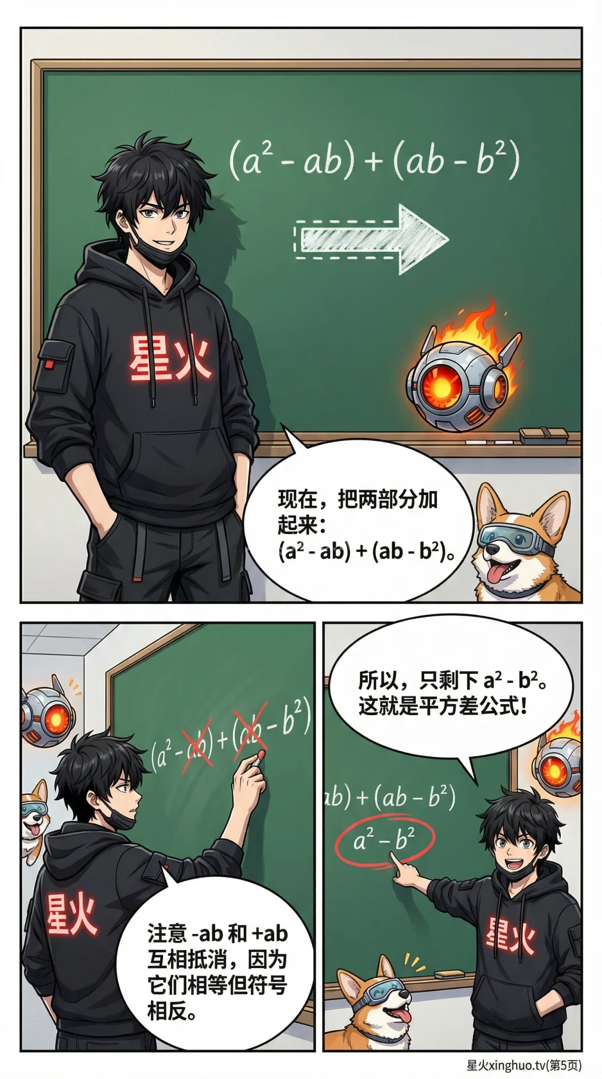 平方差公式详解：公式推导、例题解析与常见错误 | 初中数学代数 - 第 5 页