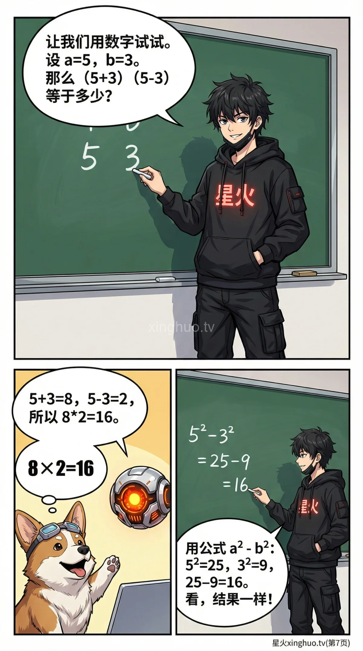 平方差公式详解：公式推导、例题解析与常见错误 | 初中数学代数 - 第 7 页