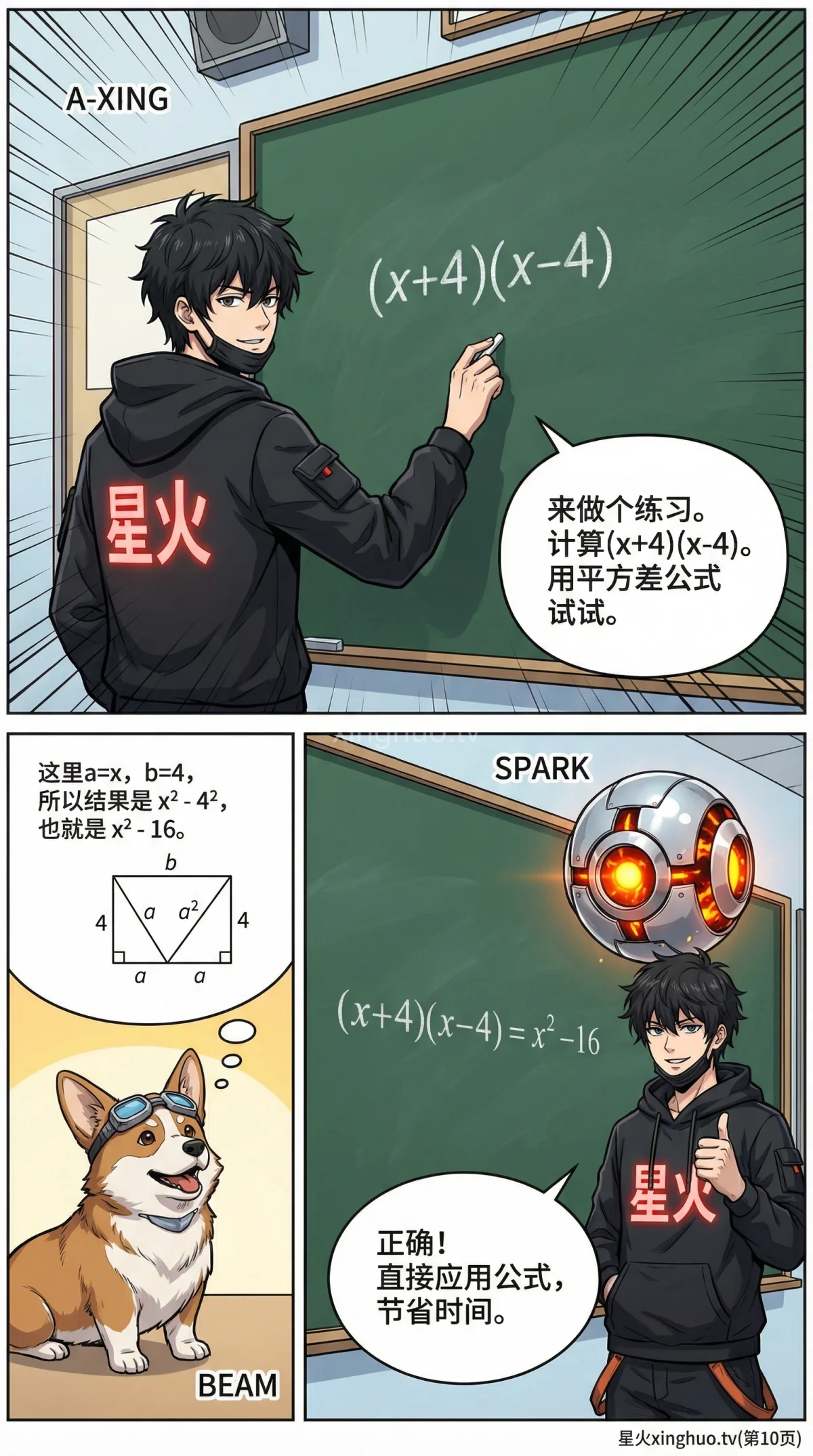 平方差公式详解：公式推导、例题解析与常见错误 | 初中数学代数 - 第 10 页