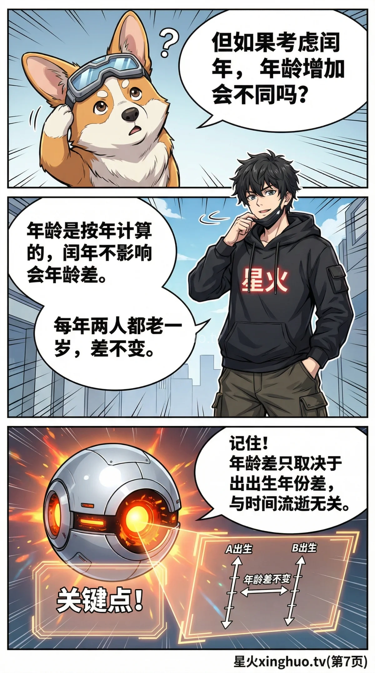 小学数学年龄问题详解：年龄差不变原理、解题技巧与练习题 - 第 7 页