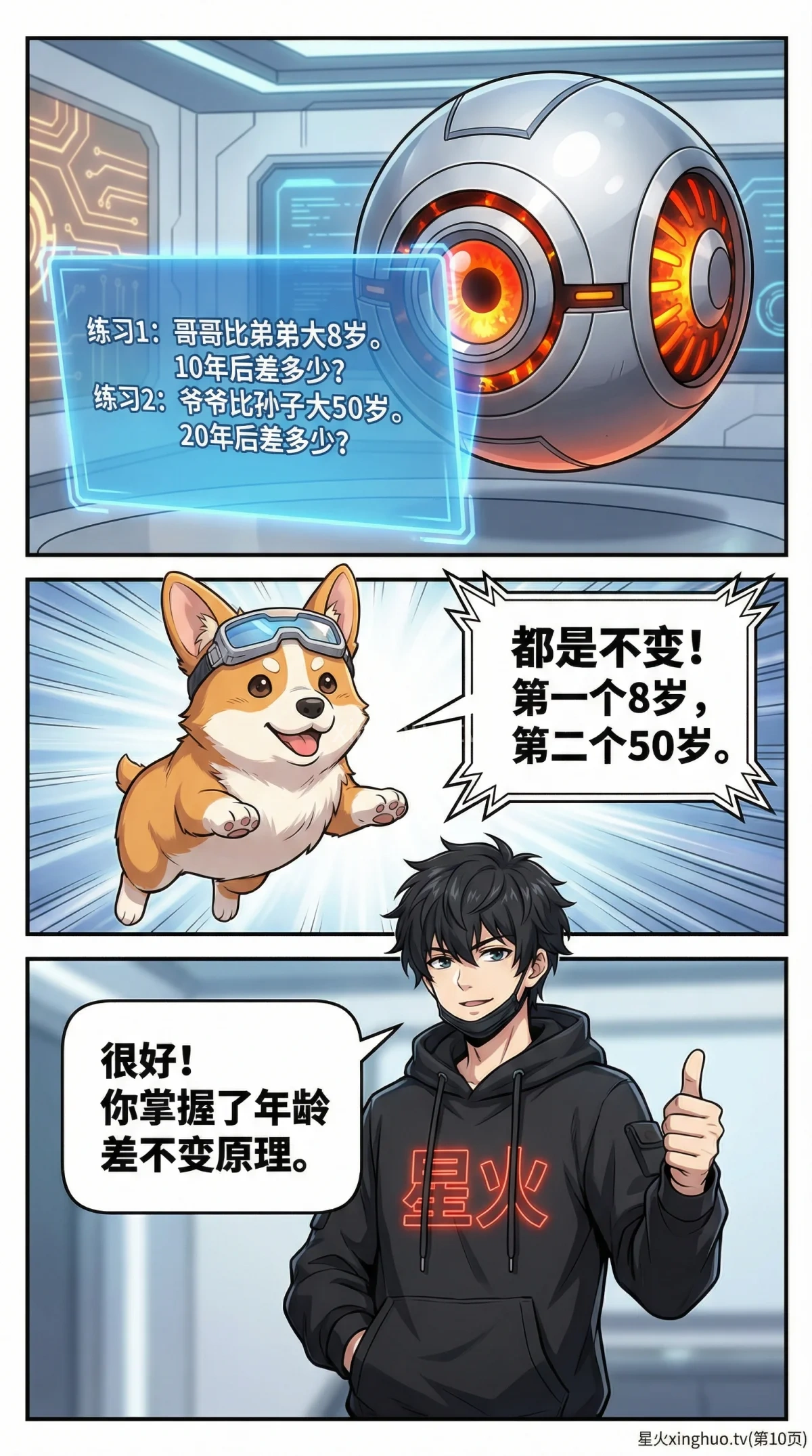 小学数学年龄问题详解：年龄差不变原理、解题技巧与练习题 - 第 9 页