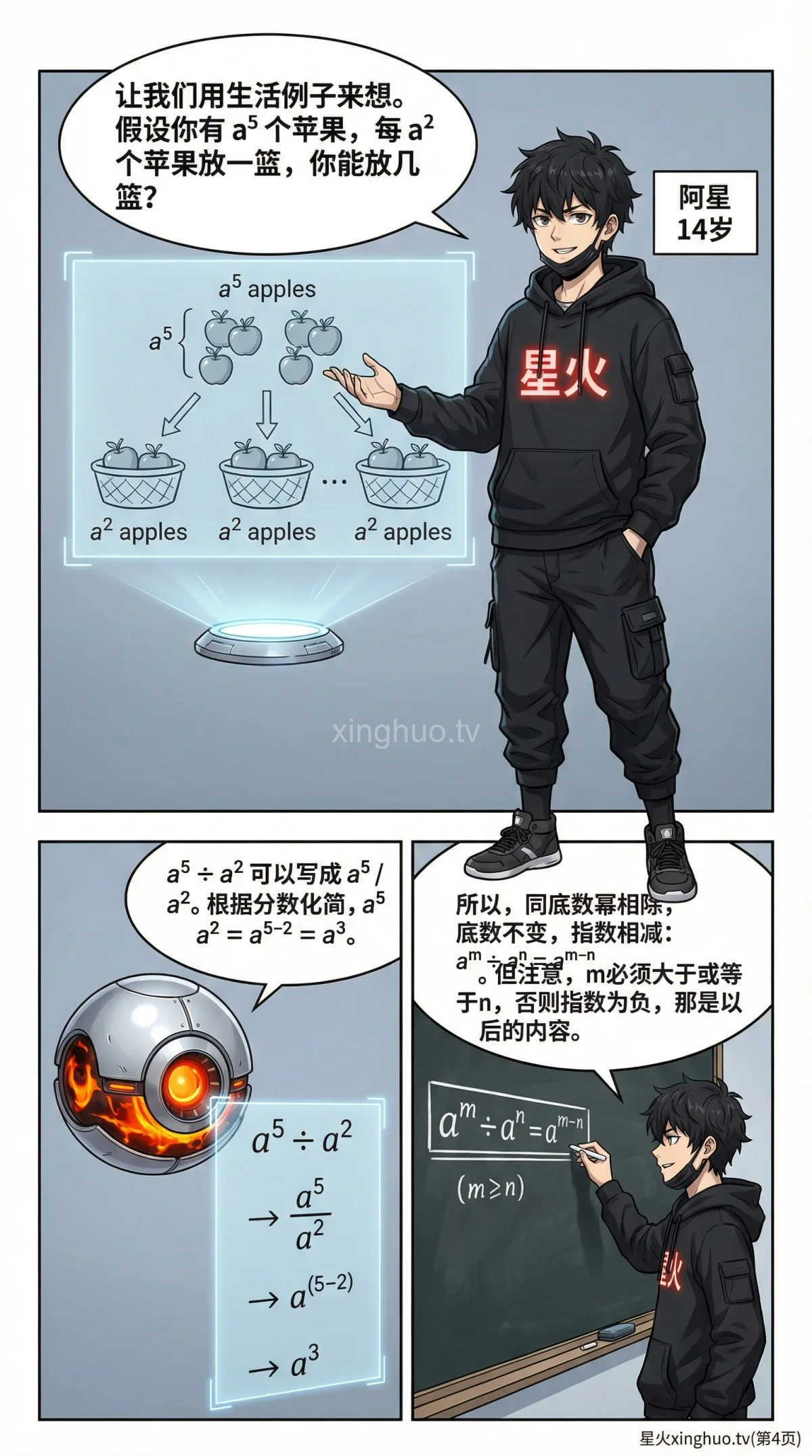 整式的除法详解：多项式除法步骤与例题解析 | 初中数学 - 第 4 页