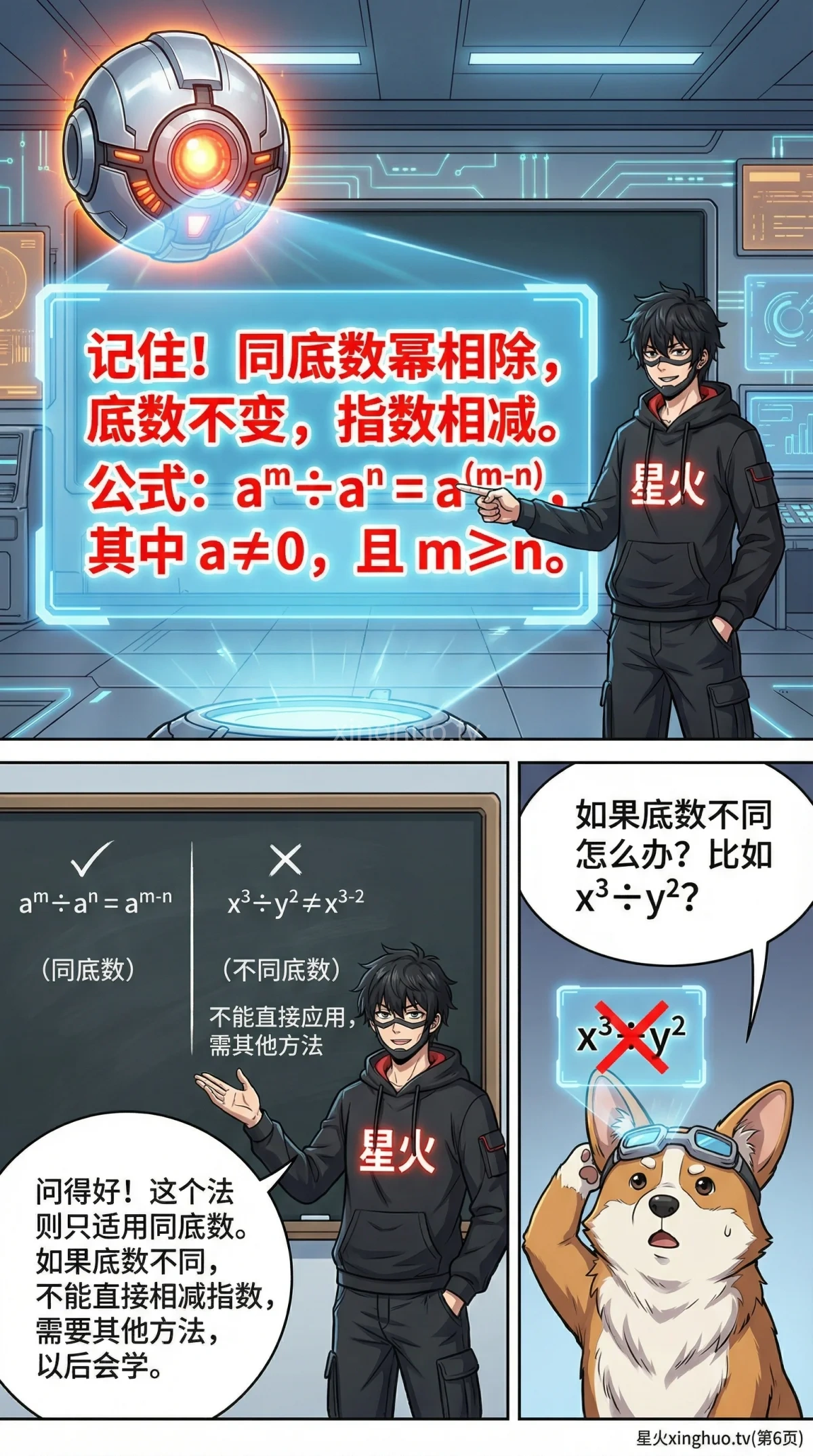 整式的除法详解：多项式除法步骤与例题解析 | 初中数学 - 第 6 页