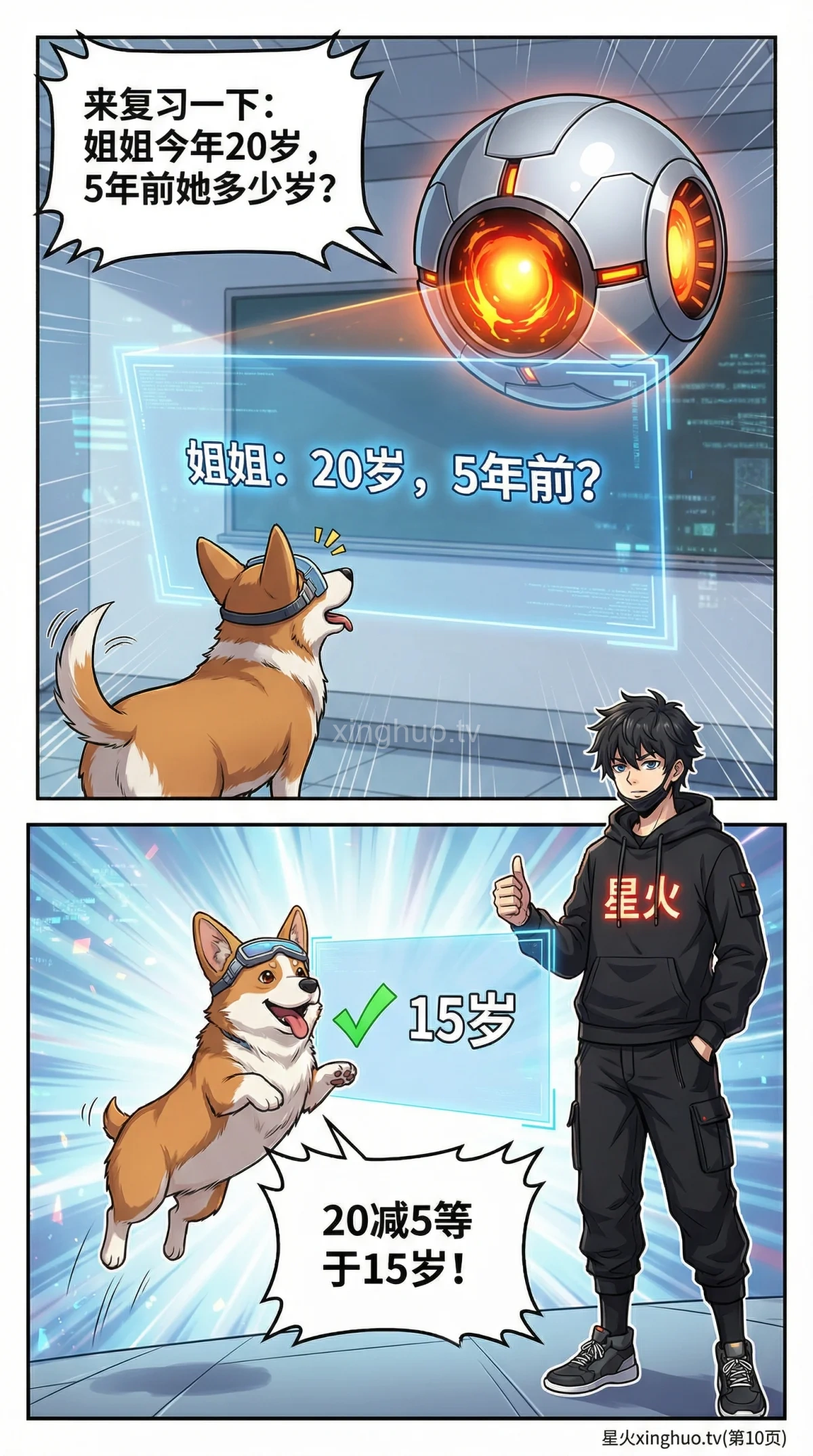 几年前年龄计算详解：小学数学年龄问题解题技巧与练习题 - 第 10 页