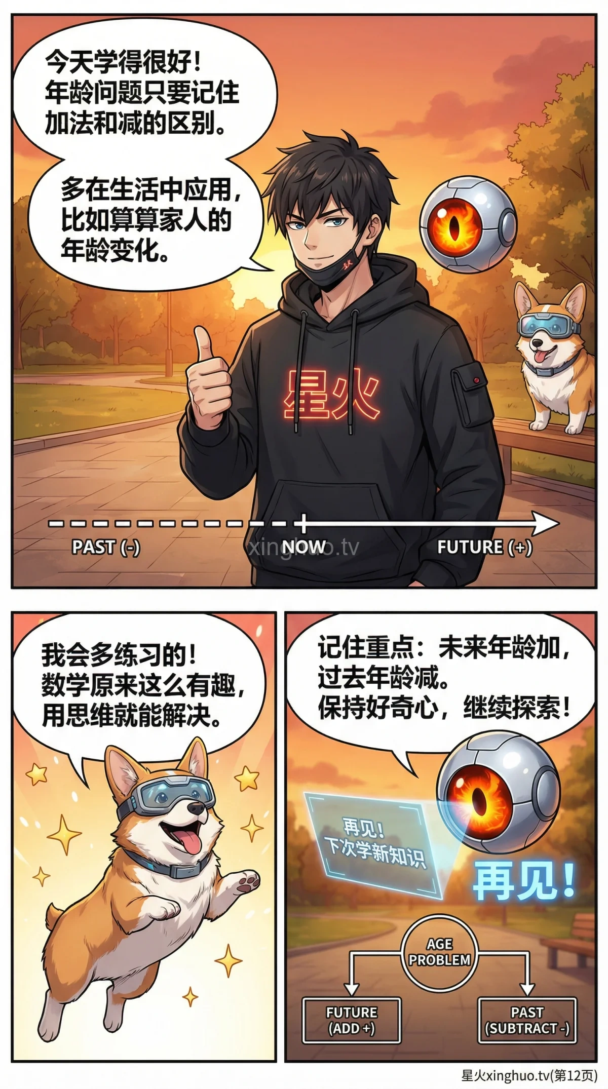 几年后年龄问题解法详解：代数方程与练习题 | 小学数学应用题 - 第 12 页