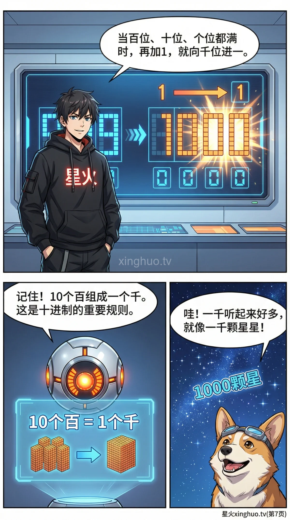 整数的认识：个十百千进位制详解与数位表(小学数学教学) - 第 7 页