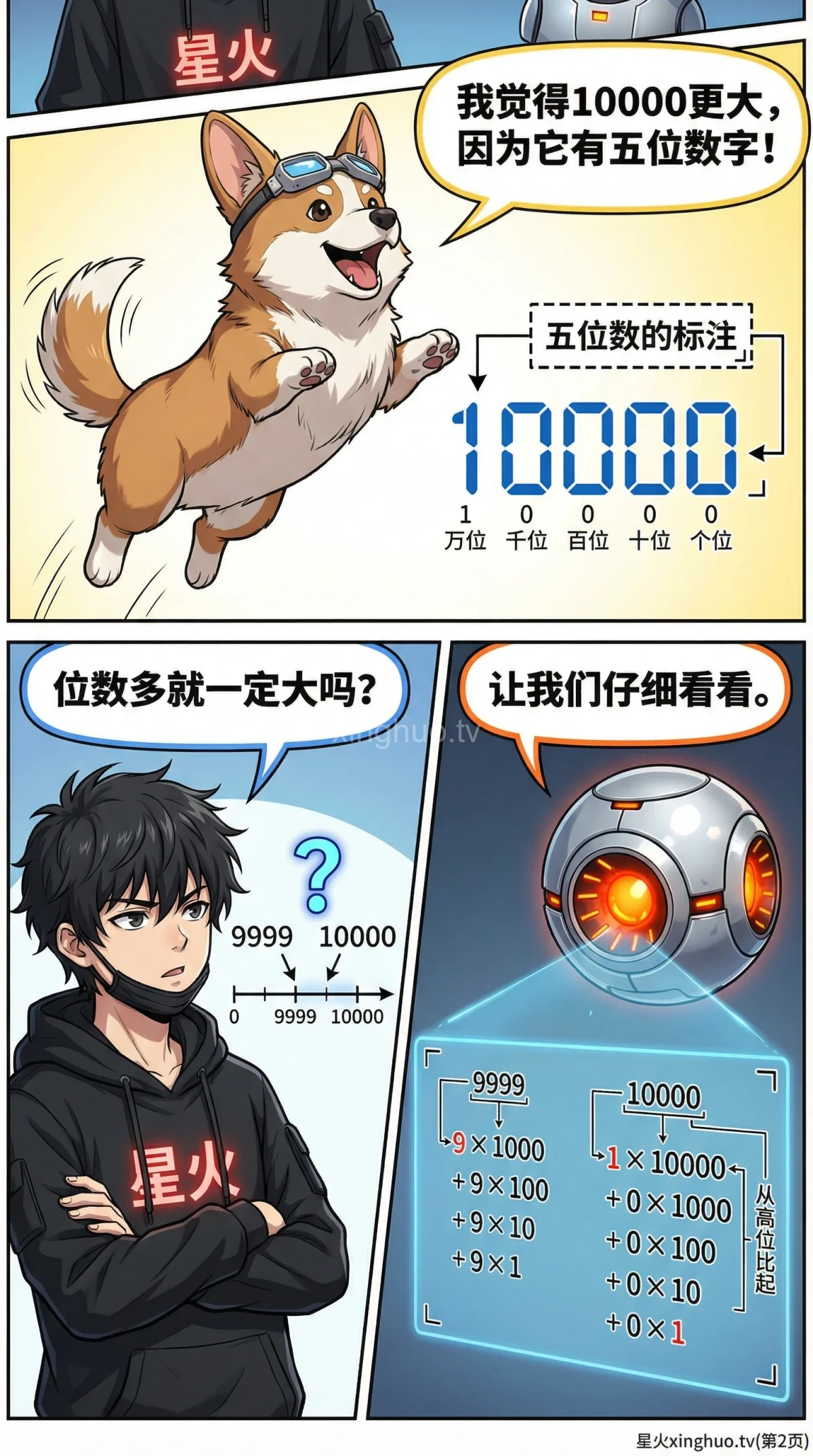 数的大小比较方法详解：比较规则、技巧与练习题 | 小学数学 - 第 2 页