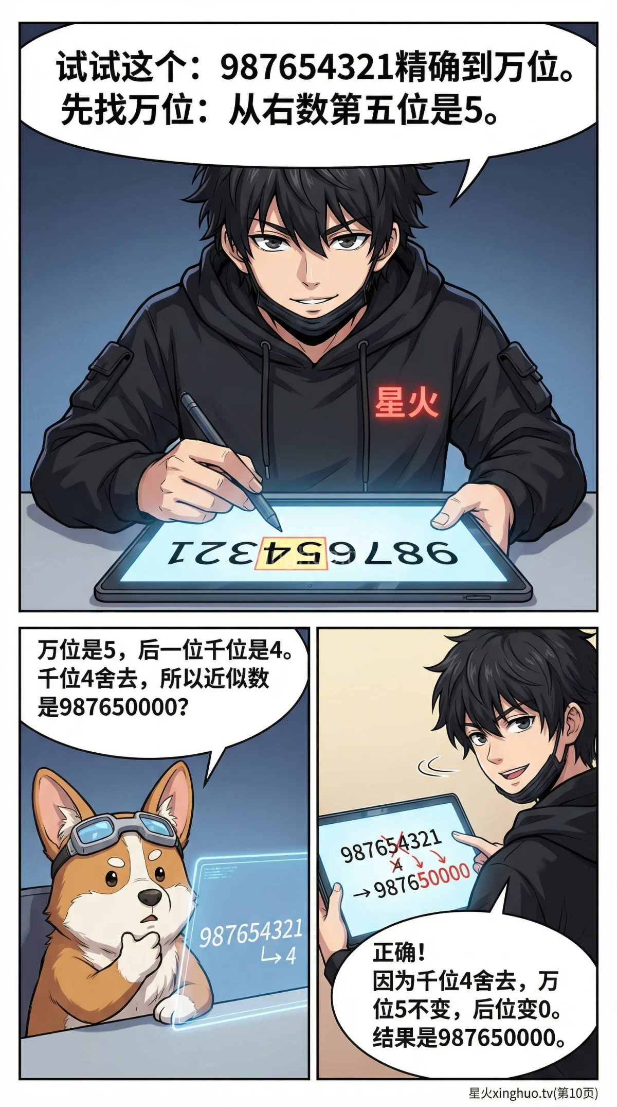 近似数与四舍五入详解：方法步骤、实例与常见错误（小学数学） - 第 10 页